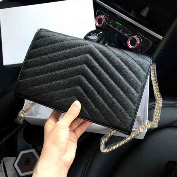 

wallets designer shoulder bag coin purse clutch handbags square fat chain genuine leather ladies handbag large capacity high quali186w, Red;black