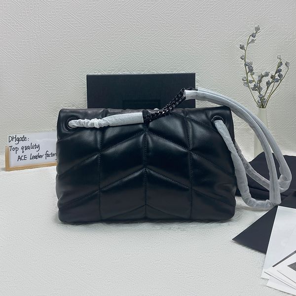 

original quality loulou puffer quilted small handbag 29cm luxury cloud bag y577476 stylish clutch with box