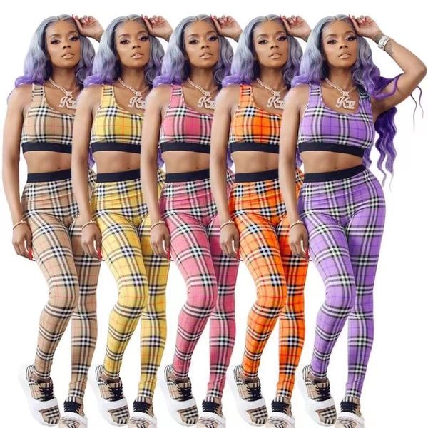

women's tracksuits yoja two piece set tie dye print set tank jogger pants suit tracksuit fitness matching sport outfit clothing mujer, Gray