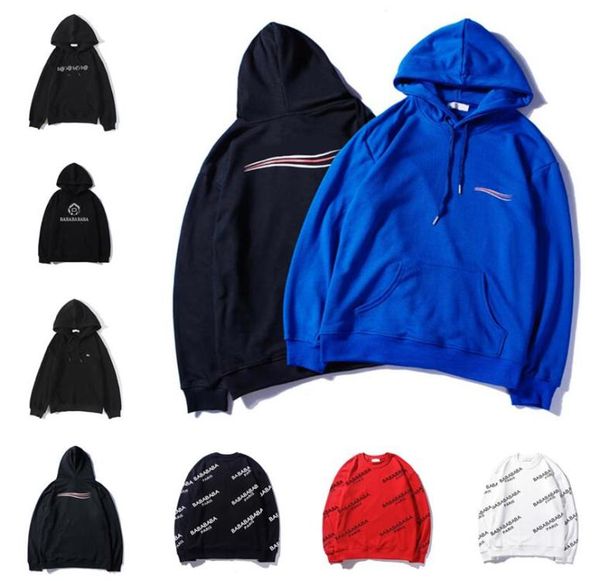 

2022 designer hoodies fashion women men classic wave pattern luxury letter hoodie sport coats pure cotton sweatshirts loose lovers3135109, Black
