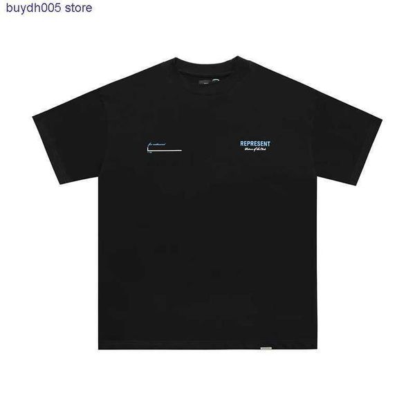 

3069 2023 new men's and women's t shirt fashion design brand present store limited letter slogan print round neck casual short sle, White;black