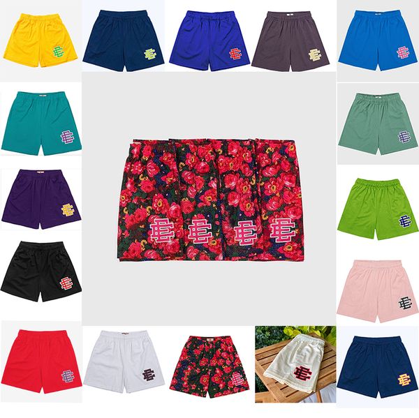 

designer men's shorts eric emanuel classic short summer gym pants mens womens base ee pant muscle sports quarter ee pants trendy beach, White;black