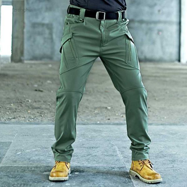 

men's pants ix9 tactical loose multi pocket workwear outdoor 7 8m76, Black