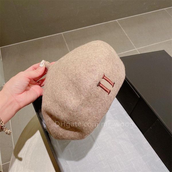 

winter beret caps designer womens men cap fashion fitted hats casquette luxury brand knitted hat ladies outdoor casual beanie skull hat, Blue;gray