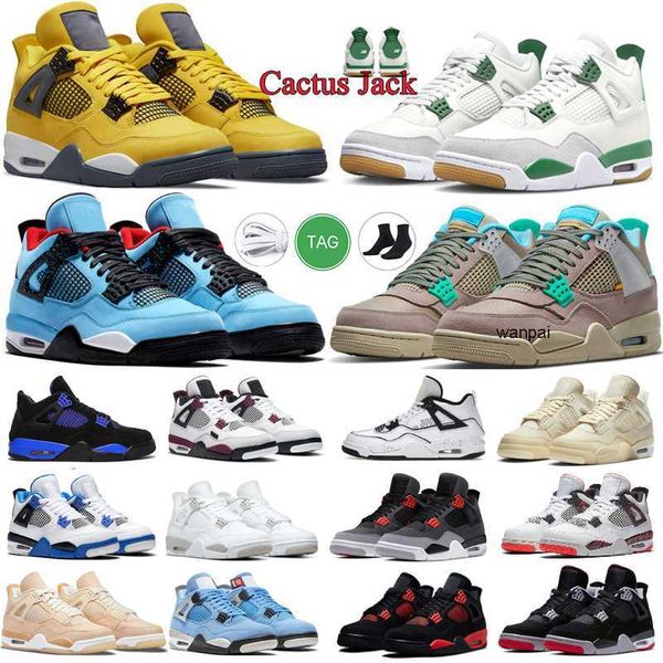 

men women black basketball shoes 4 4s jumpman designer og black canvas cat university blue sail red thunder metallic purple cool sport sneak