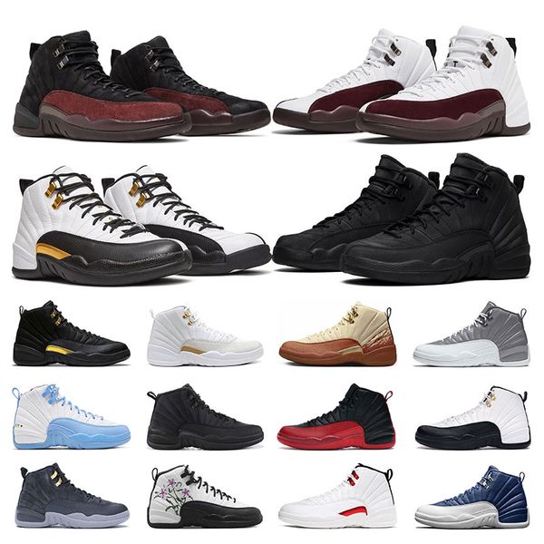 

12s men basketball shoes jumpman 12 sports sneakers a ma maniere black reverse taxi utility flu game the master floral outdoor mens trainers