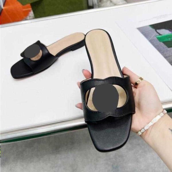 

designer sandals g-slipper slipper slid, Black