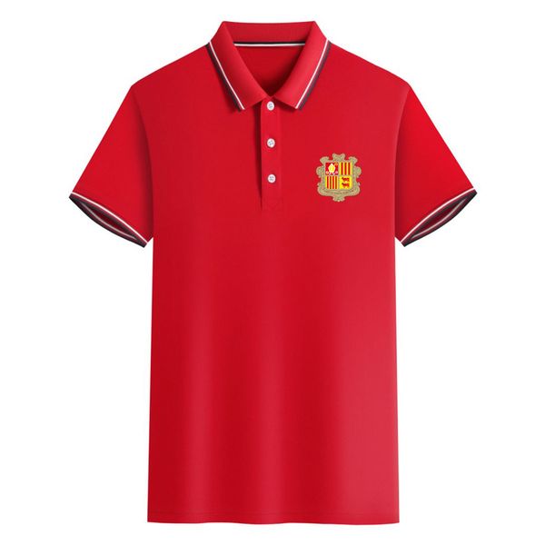 

andorra mens polos sports soccer polo shirts men short sleeve football training poloshirts summer fashion casual business asian size s-6xl, White;black