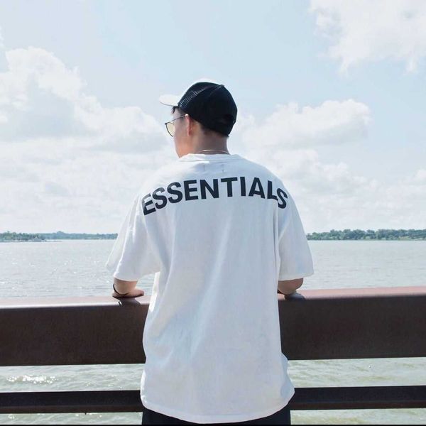 

fog t shirt mens essentialls designer tees ess women tshirts fg short sleeve high letter cotton casual loose inst fashion, White;black