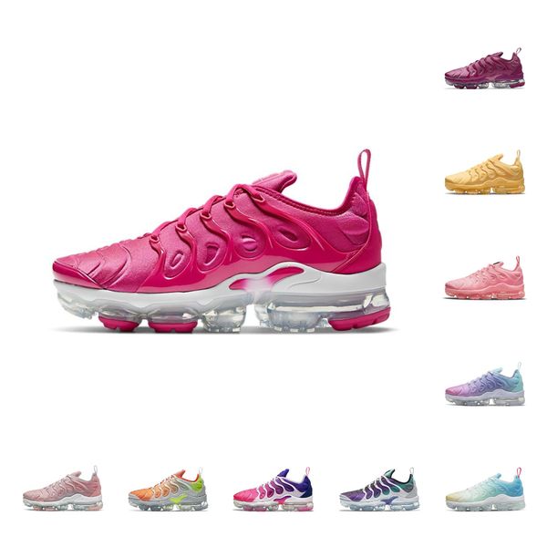 

tn plus running shoes women sneakers university blue triple black hyper royal white volt outdoor womens sports trainers size 36-40