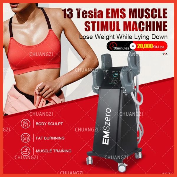 

other body sculpting & slimming dls-emslim 2023 the new neo 5000w 13 tesla hi-emt machine with 4 pcs neo handles with pelvic stimulation pad