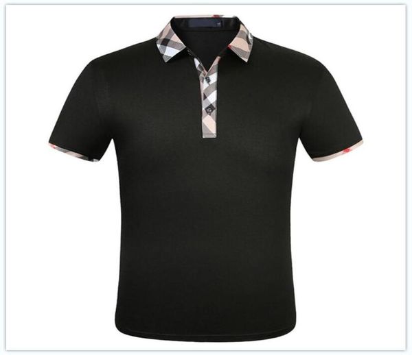 

fashion designer polo shirts men short sleeve tshirt original single lapel shirt men039s jacket sportswear jogging suit m3xl 7327972, White;black