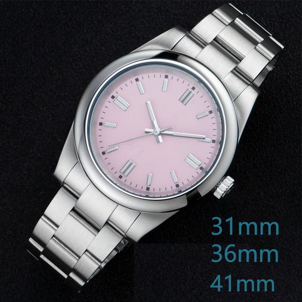 

oyster perpetual watch 36 pink designer women 41mm sapphire glass automatic mechanical montre stainless turquoise motion endurance watchs co, Slivery;golden