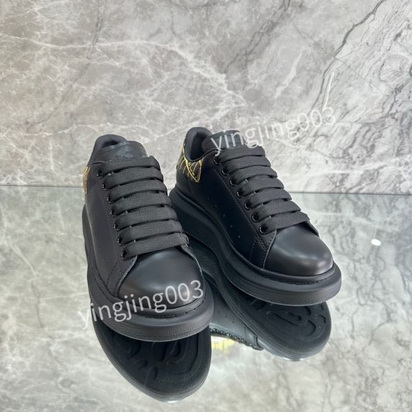 

2023 designer sneakers vintage casual shoes men women trainers leather reflective sneaker shoe, Black