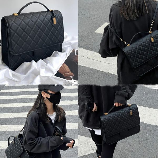 

shoulder bags 7a quality luxury designer backpack women handbag channel designers lady campus leather weekender travel crossbody with gift b