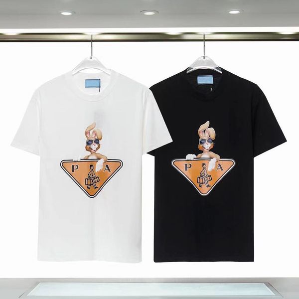 

designers men's t-shirts summer mens womens tees fashion man s casual chest letter shirt luxurys clothing street shorts sleeve clothes, White;black