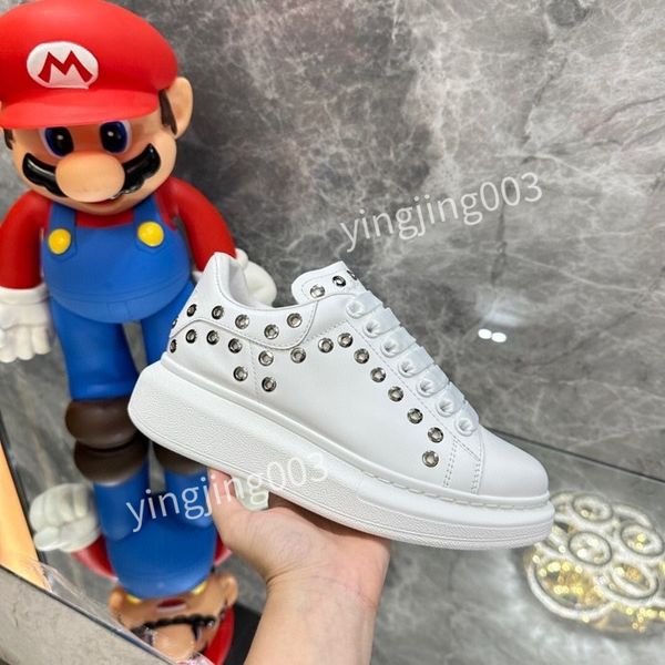 

new ceiling retro designer casual shoes men women calfskin shoes vintage sneakers reflective trainer lace-up print sneaker leisure, Black