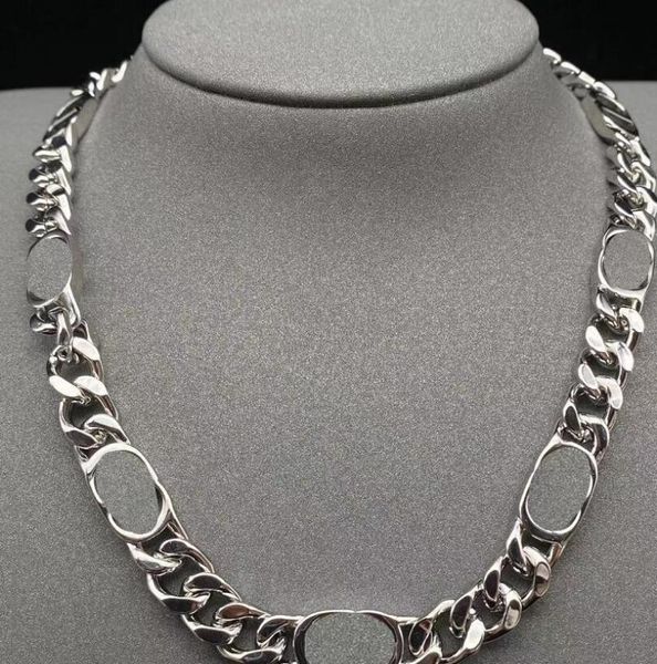 

women classic necklace stainless steel cuban necklaces fashion girl pearl star heart pendant jewelry chokers chain necklace access8610850, Silver