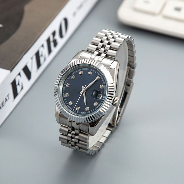 

mujer reloj luxury datejust women watches men watch automatic 36/41mm 904l stainless steel folding buckle sapphire waterproof montre de luxe, Slivery;golden