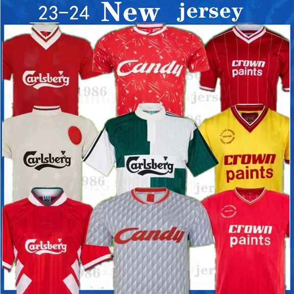 

dalglish retro soccer jerseys gerrard 2005 smicer alonso 10 11 football shirts torres 82 89 91 maillot 85 86 kuyt keane 08 09 suarez, Black;yellow