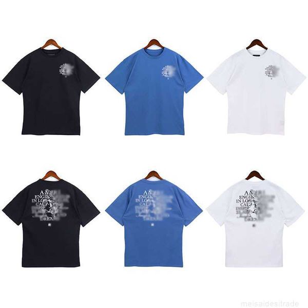 

designer fashion maker mairi shortsleeved men's loose breathable simple letter printing trend versatile boy's cotton tshirt fh7, White