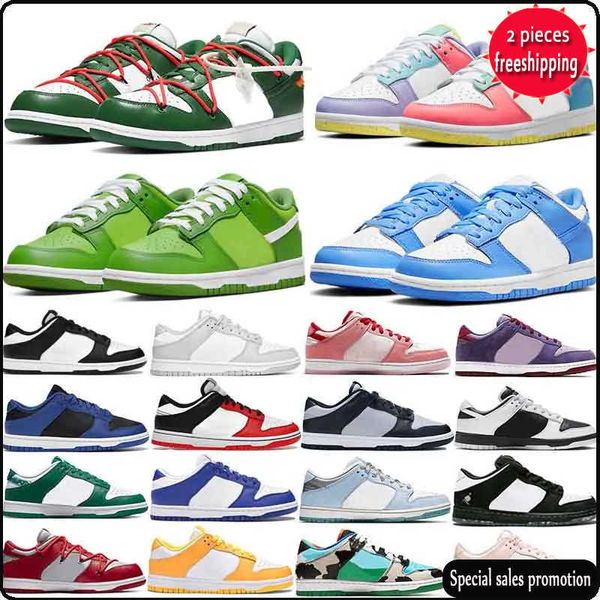 

ok 2023 men women shoes casual sneakers white black panda grey fog unc gai varsity green laser orange syracuse mummy coast candy mens flat t