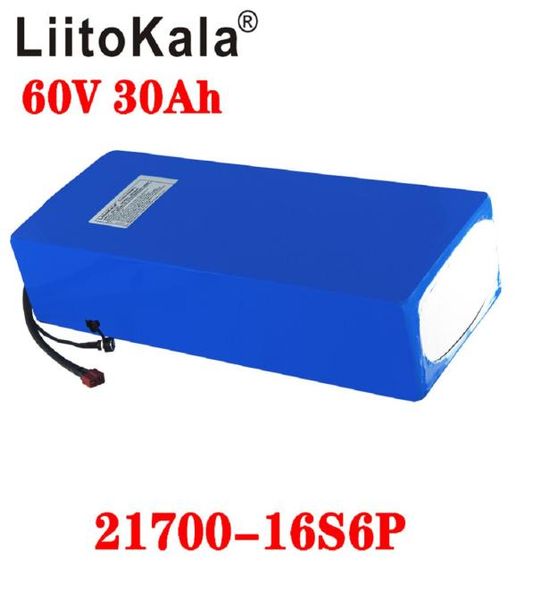 

liitokala 60v20ah 35ah 30ah 40a helectric batteries bateria 672v electric 21700 bicycle lithium cells scooter 60v 1000w ebike bat3544962
