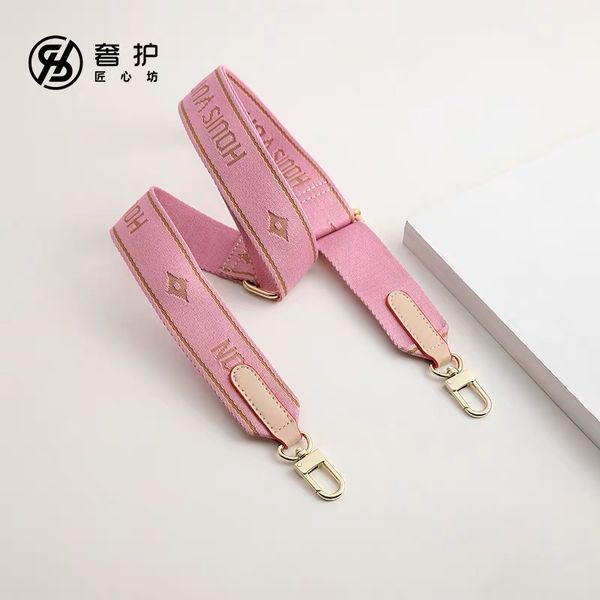 

m44840 accessories sale 7 colors pink black green blue coffee red shoulder straps for 3 piece set bags women crossbody bag fabric bag parts