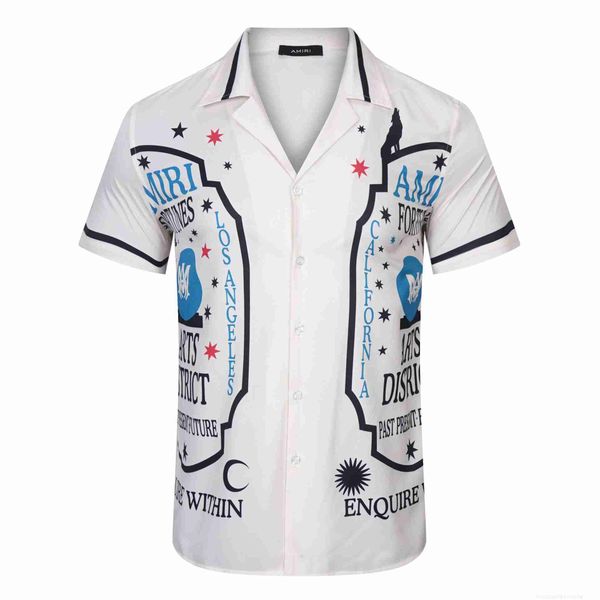 

designer fashion maker trend mairi casual personality gradient color printed letters men and women street shirtlw41, Gray