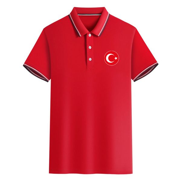 

turkey mens polos sports soccer polo shirts men short sleeve football training poloshirts summer fashion casual business asian size s-6xl, White;black