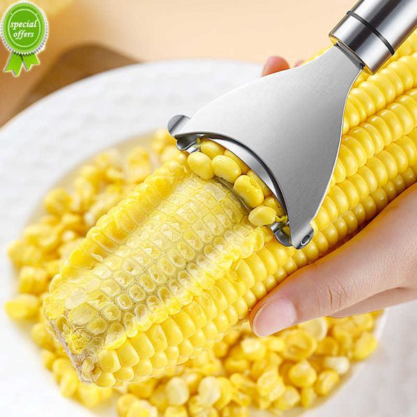 

new stainless steel corn stripper corns threshing corn thresher stripper peeler corn kerneler peeler fruit vegetable kitchen gadgets
