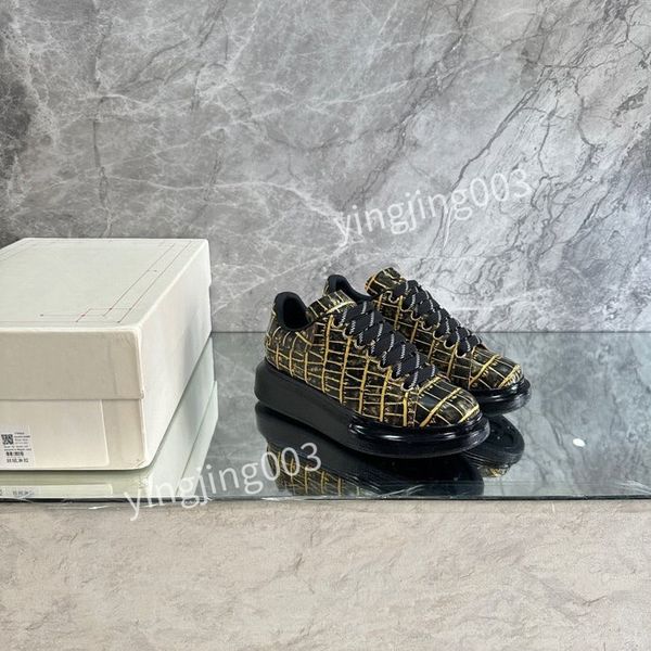 

2023 designer casual shoes sneakers leather black plate-forme for men women trainers jogging