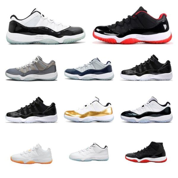 

jumpman 11 11s midnight navy basketball shoe shoes cool grey low pure violet heiress emerald animal instinct bright citrus space jam bred co, Black