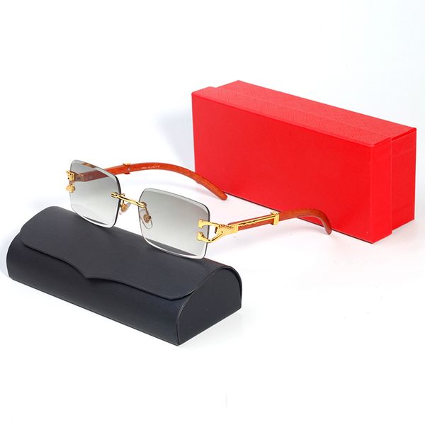 

fashion designer black sunglasses carti sun glasses for man woman goggle beach luxury eyewear factory adumbral wooden square eyeglasses gafa, White;black