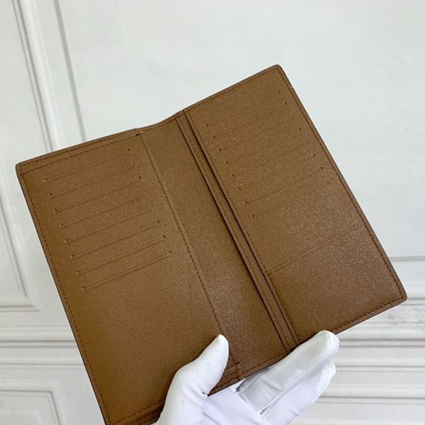 

designer wallets card holders mens womens long clutch bags zipper purse brown checkered canvas leather wallet coin storage key credit card p, Red;black