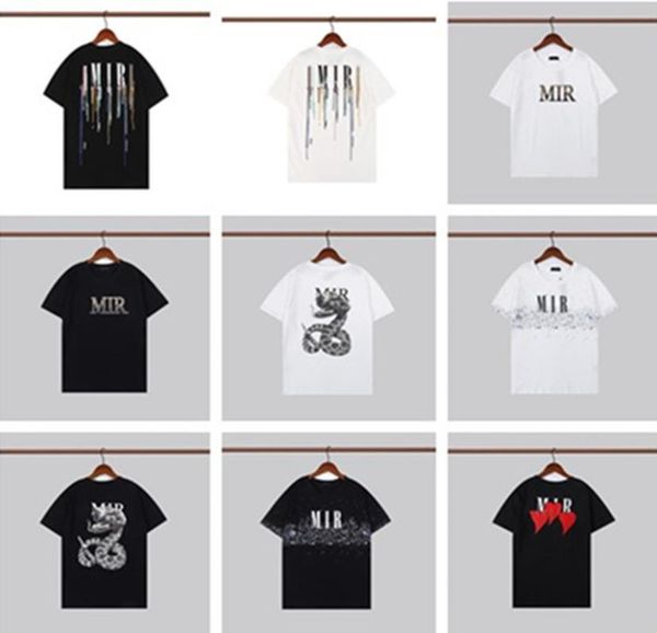 

2022 new mens womens designer t shirts printed fashion man tshirt cotton casual tees short sleeve luxury hip hop streetwear tshir8521920, White;black