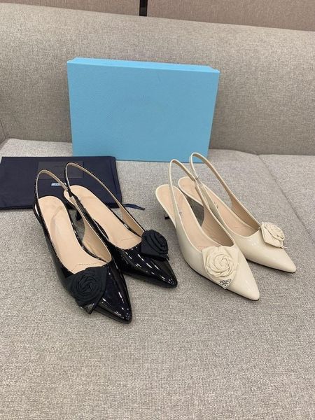 

2023 designer women's shoes dress shoes high heels with ankle strap and bow decoration for weddings fashionable ladies for formal occas, Black