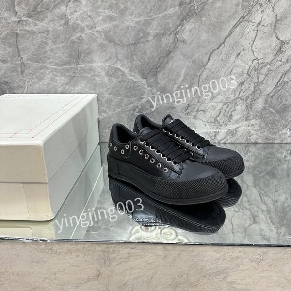 

designer running shoes fashion sneakers women menluxury lace-up sports shoe casual trainers classic sneaker woman ccity, Black