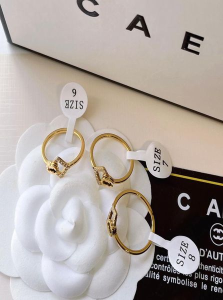 

fashion women039s diamond wedding rings 18k gold plated geometric rhinestone ring design gift ring for women designer is a high8199743, Slivery;golden