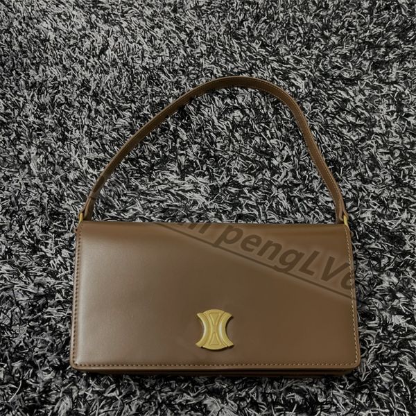 

genuine leather bag trapeze triomphe shoulder bag women's men tote flap cross body bags luxury designer woman fashion evening camera ca