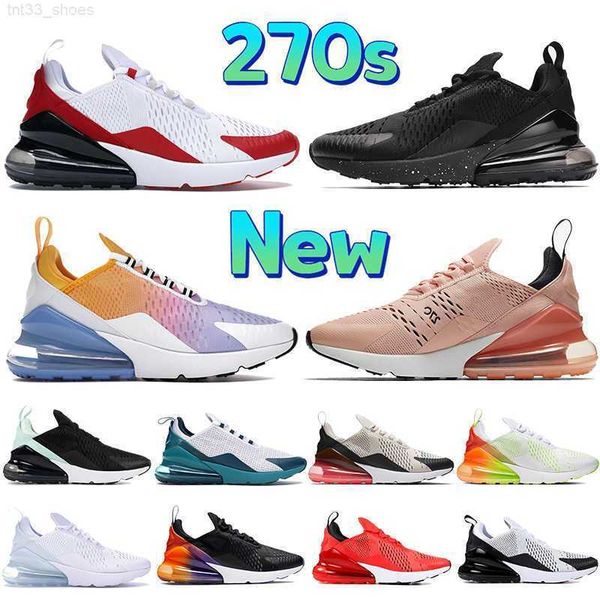 

2022 newset 270s men running shoes white black summer gradient university red dusty cactus be true gloo hyper barely rose women mens