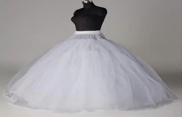 

2023 wedding dresses petticoats hoops ball gowns underskirts bridal dresses plus size crinoline petticoats6320659, White