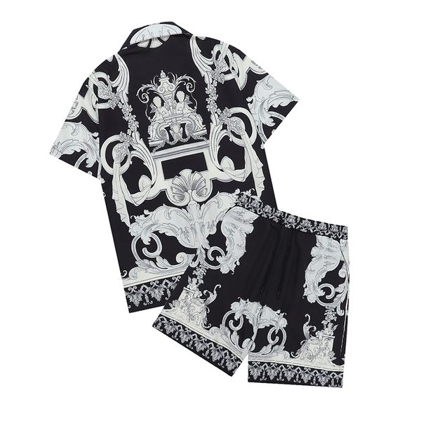 

mens tracksuit men's designer shirt short sleeve shirts mens designers shorts quick drying fashion beach shorts, Gray