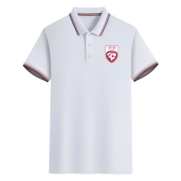 

latvia mens polos sports soccer polo shirts men short sleeve football training poloshirts summer fashion casual business asian size s-6xl, White;black