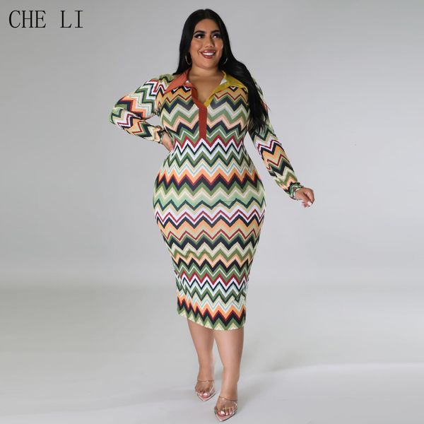 

plus size dresses size casual knitting women's temperament tight bag hip long sleeve ess vintage printing lapel knit wool 230325, Black