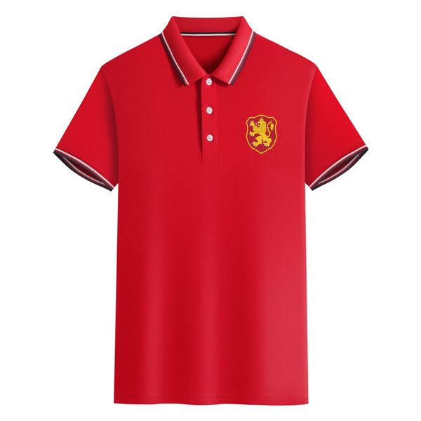 

bulgaria mens polos sports soccer polo shirts men short sleeve football training poloshirts summer fashion casual business asian size s-6xl, White;black