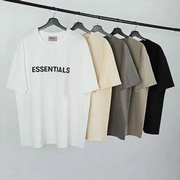 

fog t shirt mens essentialls designer tees ess women tshirts fg high cotton short sleeve letter lovers round neck t-shirt, White;black