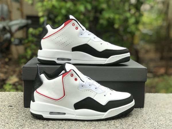 

new release basketball shoes jumpman courtside 23 white black red men sports sneakers original quality size 36-46