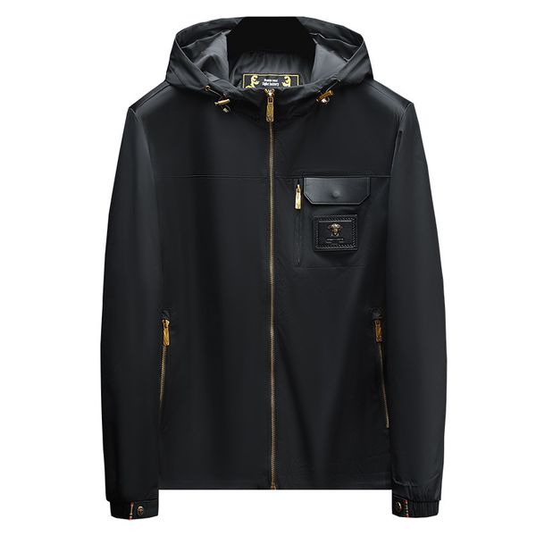 

men's jackets european fashion brand autumn and winter 2022 new classic pocket hooded cardigan coat fashion jacket for men and women l2, Black;brown