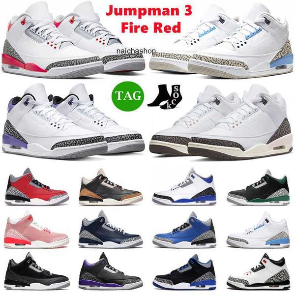 

jumpman 3 basketball shoes men women 3s black cement cool grey laser orange pink brown kumquat unc desert elphant men trainer sport sneaker